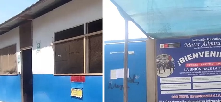 Más de mil alumnos estudian en módulos deficientes: Obra de colegio estuvo paralizada desde 2019