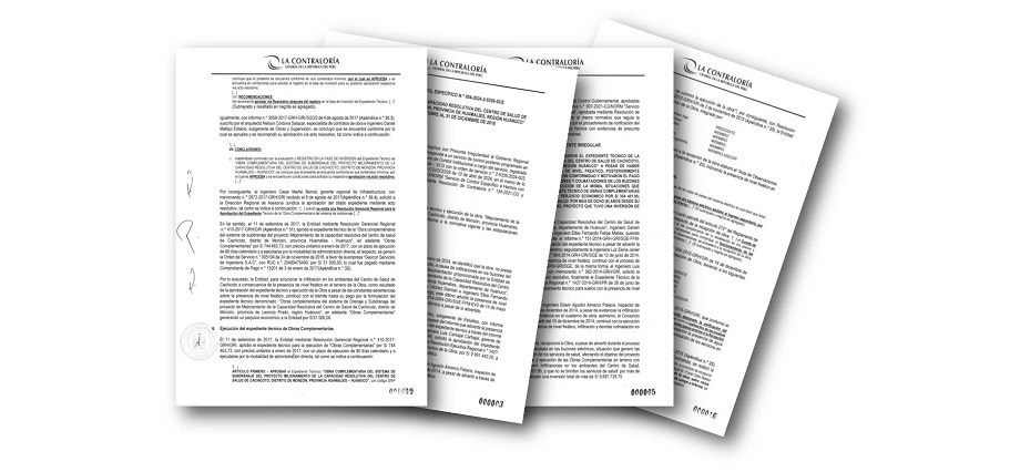 Sugieren denunciar a quienes intervinieron en construcción de centro de salud de Cachicoto