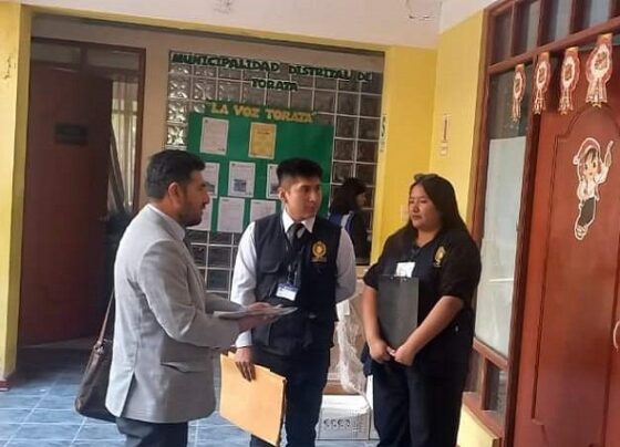 Moquegua: Allanan Municipalidad de Torata por presunto favorecimiento a empresas fantasmas