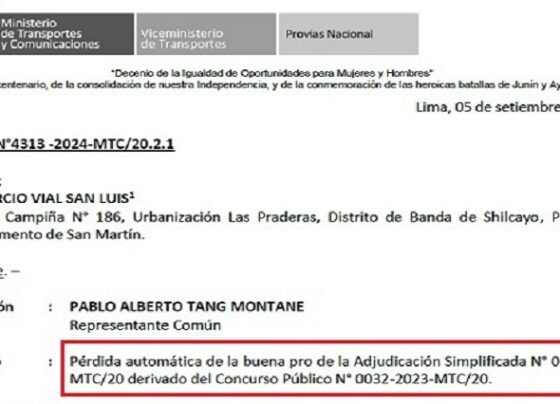 Áncash: licitación para carretera valorizada en S/304 millones fue declarada desierta