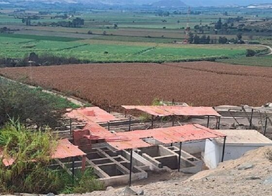 Obra de agua potable para anexo de Cascajal está abandonada hace 11 años
