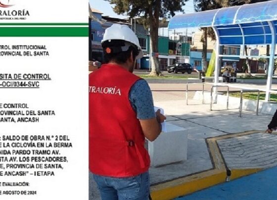 Chimbote: Contraloría alerta riesgo en recepción de saldo de obra de ciclovía de S/2.8 millones
