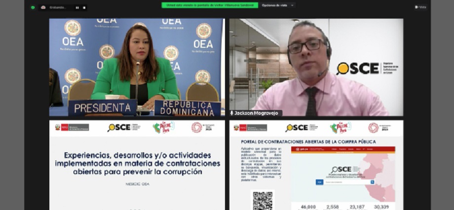 OSCE participa en panel de Contrataciones Abiertas para prevenir la corrupción en la 42º Reunión del MESICIC
