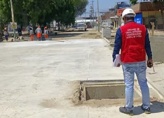 Piura: Hallan deficiencias en obra de la Av. Corpac de Castilla