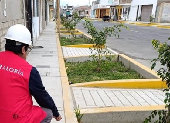 Contraloría advierte deficiencias en obra de pistas y veredas de S/7.4 millones en Nuevo Chimbote