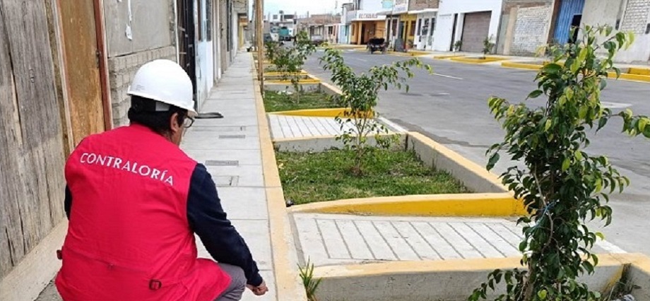 Contraloría advierte deficiencias en obra de pistas y veredas de S/7.4 millones en Nuevo Chimbote