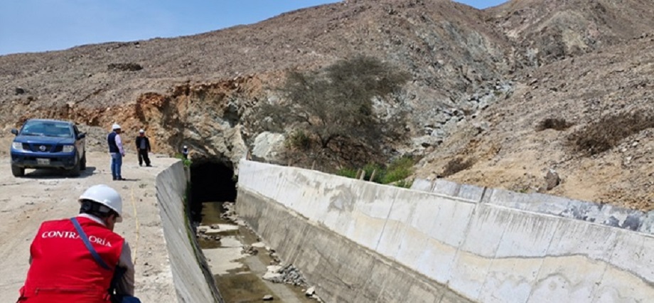 Contraloría alerta riesgos en reconstrucción del canal La Huaca-Nepeña