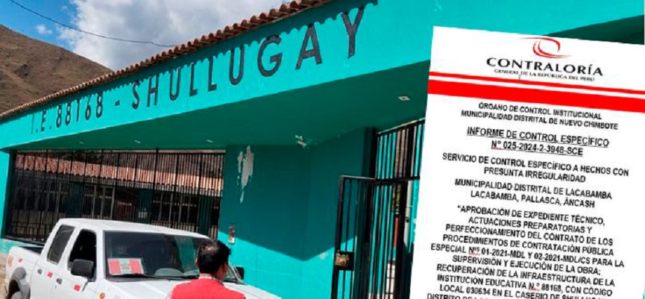 Pallasca: sobrecosto en flete para obra de colegio genera perjuicio de S/ 234 mil