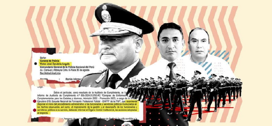 PNP compró sin licitación S/33,9 mllns en vestuario para cadetes y alumnos