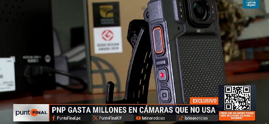 Punto Final: Gastan millones en bodycams que no usan