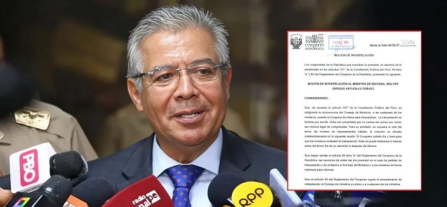 Por adquisición millonaria de aviones de guerra Congreso presentó moción de interpelación al ministro de Defensa