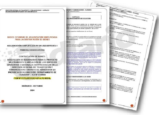 Por tercera vez DRCT convoca licitación para adquirir planta asfaltadora móvil