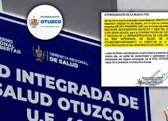 RIS Otuzco adjudica “a dedo” obra de 39 UPS a Grupo Pimentel SAC