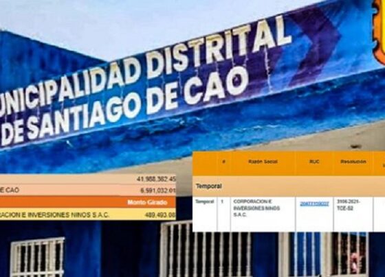 Municipio de Santiago de Cao pagó más de S/ 400 mil a empresa que esta inhabilitada desde octubre de 2021