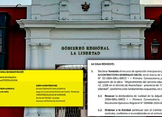 TCE revoca nulidad de licitación y ordena que se firme contrato con empresa de hermano de trabajador del GRLL