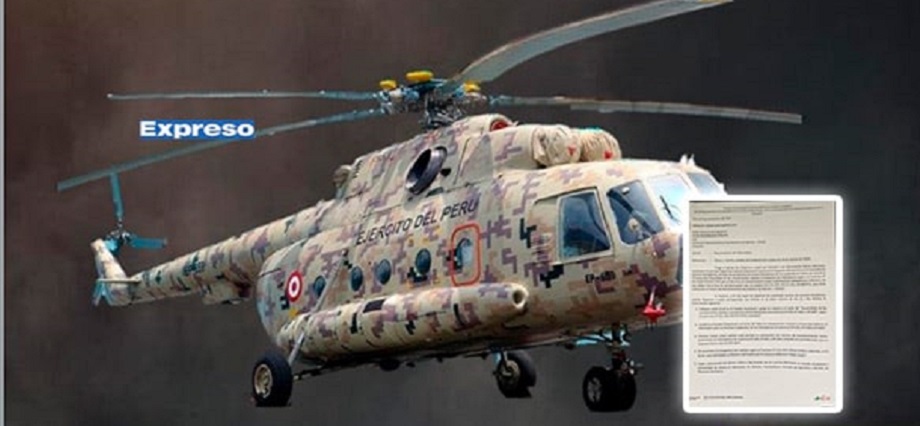 Contraloría investiga contrato de helicópteros: se firmaron 5 adendas por S/ 80 millones