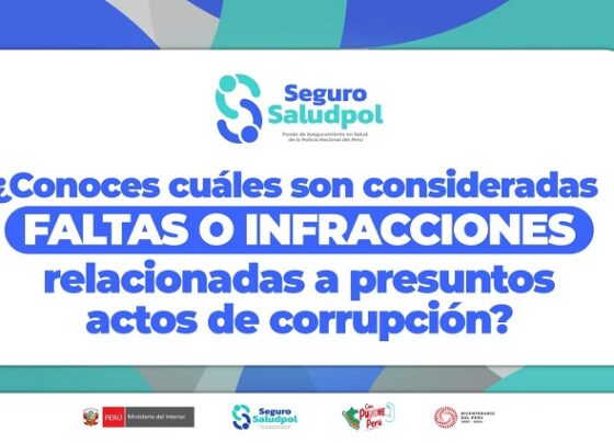 Conoce las faltas o infracciones relacionadas a presuntos actos de corrupción