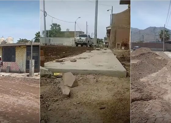 Nasca: múltiples observaciones en obra de pistas y veredas por más de S/3 millones en Vista Alegre