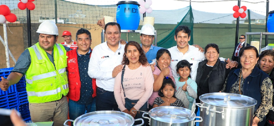 PRODUCE y MIDIS inician entrega de equipamientos de cocinas para comedores populares y ollas comunes de Lurín