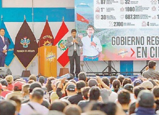 Arequipa: proyectos del GRA valorizados en S/ 80 millones están paralizados