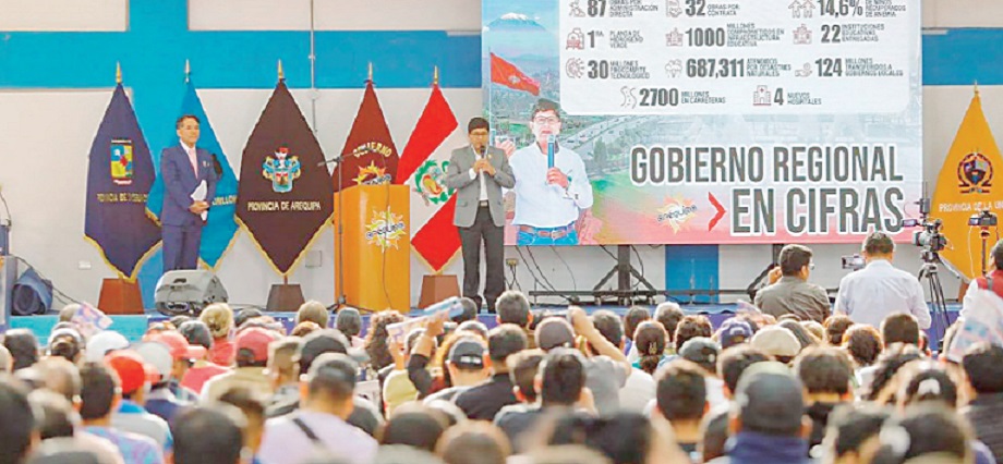 Arequipa: proyectos del GRA valorizados en S/ 80 millones están paralizados
