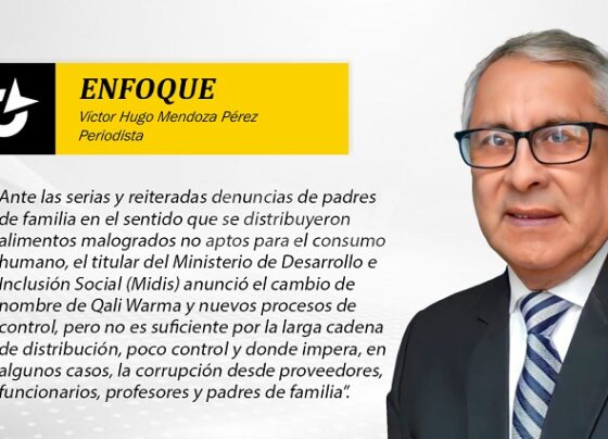 Cambio de nombre de Qali Warma no es solución para la corrupción