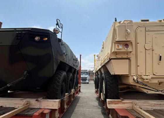 Confirmado: llegaron al Callao blindados surcoreanos K808 para el Ejército del Perú