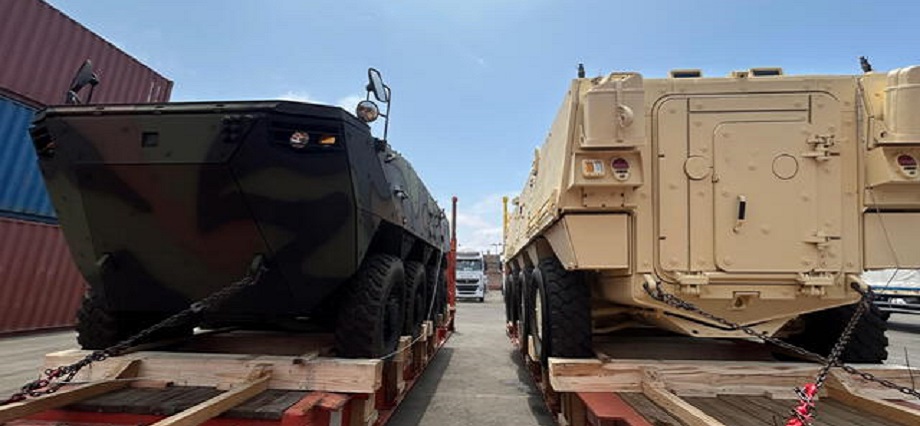 Confirmado: llegaron al Callao blindados surcoreanos K808 para el Ejército del Perú