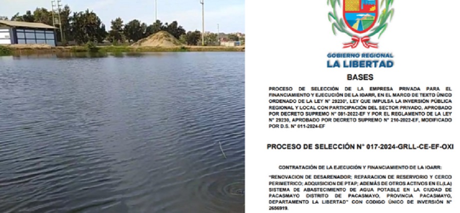 Detalles de la Convocatoria del GRLL Para Adquirir Planta de Tratamiento de Agua Potable para Pacasmayo