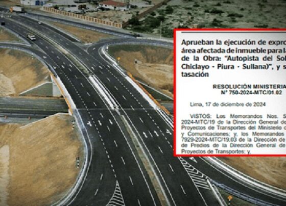 Nueva Autopista del Sol unirá Trujillo, Chiclayo y Piura: aprueban expropiación de terreno valorizado en casi S/100.000