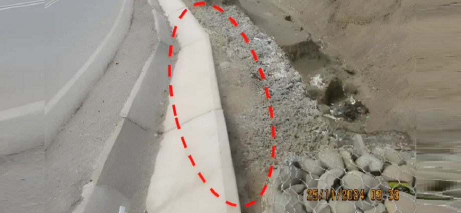 Paita: Contraloría detecta deficiencias en obra hacia playa La Tortuga
