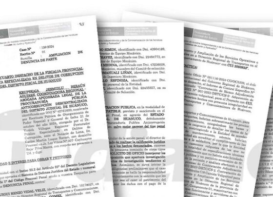 Amplían denuncia contra nueve funcionarios de la DRTC por caso de la compra de maquinarias