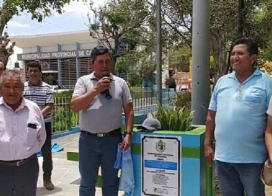 En menos de un mes se deteriora obra de remodelación de plaza principal de Caravelí