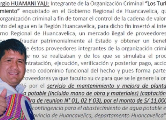 Según la Fiscalía, Hernán Huamaní habría simulado ejecución de obra para “Los turbios del saneamiento”