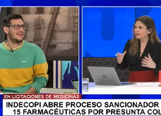 Paolo Benza: “Farmacéuticas investigadas por colusión utilizaron método similar al ‘Club de la Construcción'” (Video)