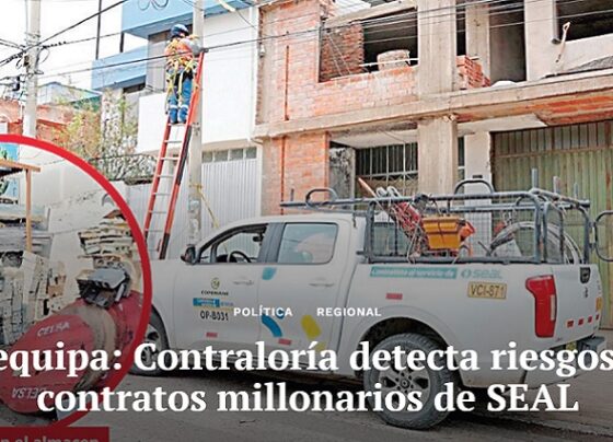 Arequipa: Contraloría detecta riesgos en contratos millonarios de SEAL
