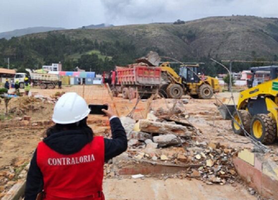 Contraloría alerta retrasos en obra de la I.E. Túpac Amaru en Chilca