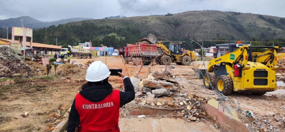 Contraloría alerta retrasos en obra de la I.E. Túpac Amaru en Chilca