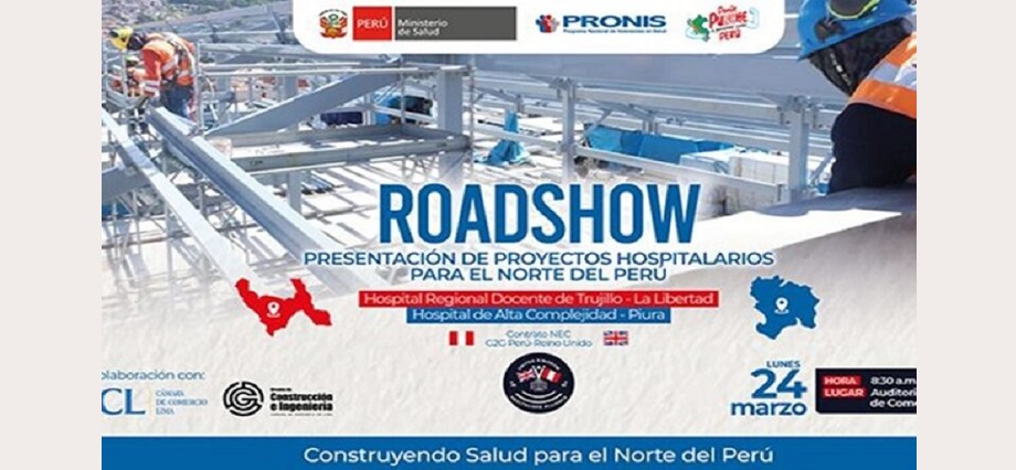 Convocan a empresas constructoras para la ejecución de proyectos hospitalarios en el norte del Perú