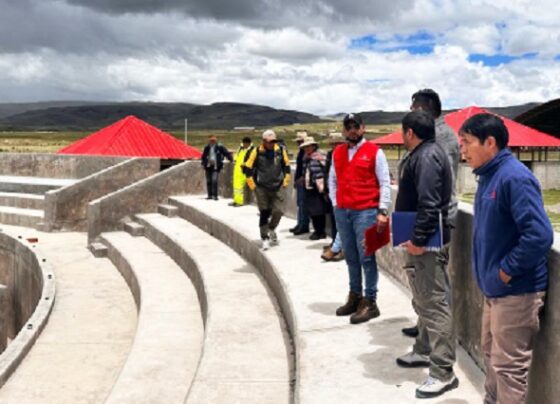 Deficiencias técnicas en construcción de anfiteatro podría originar colapso de obra en Coporaque