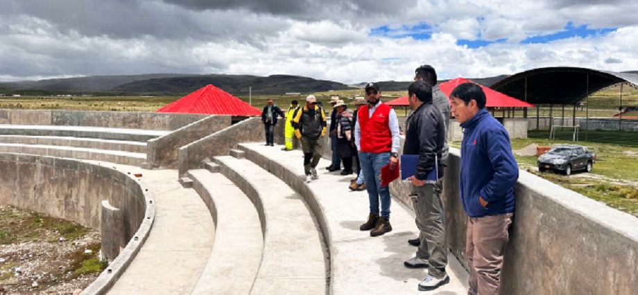 Deficiencias técnicas en construcción de anfiteatro podría originar colapso de obra en Coporaque