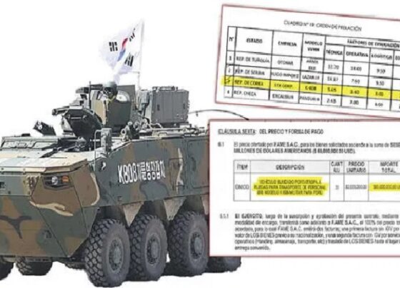 Ejército pagó al cash US mllns por blindados que descalificó en 2023