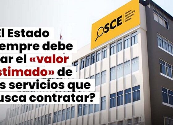 ¿El Estado siempre debe fijar el «valor estimado» de los servicios que busca contratar?