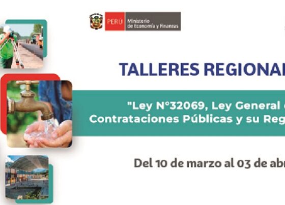 Talleres regionales sobre la Ley N°32069, “Ley General de Contrataciones Públicas y su Reglamento”
