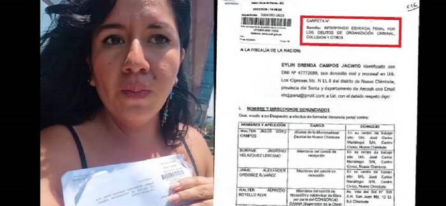 Plaza Mayor de Nuevo Chimbote: amplían denuncia contra alcalde Soto por organización criminal