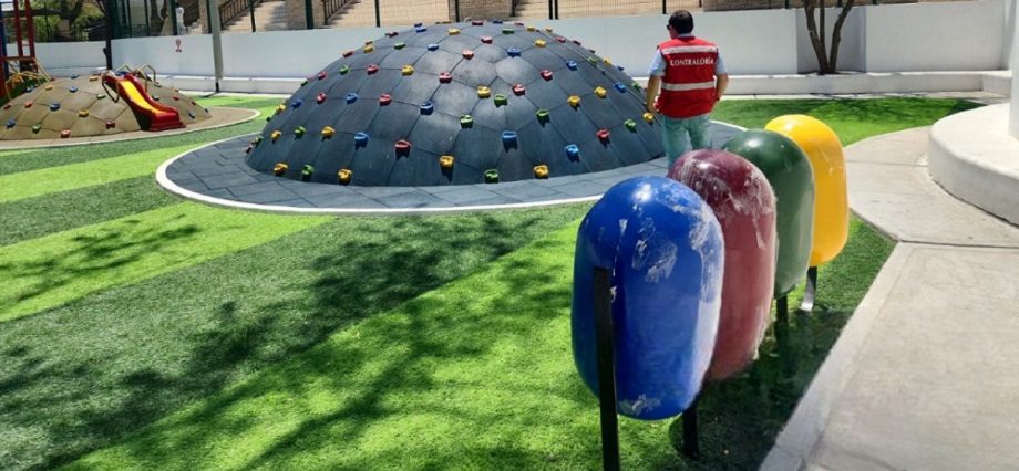 Advierten deficiencias de construcción en obra del parque Néstor Martos
