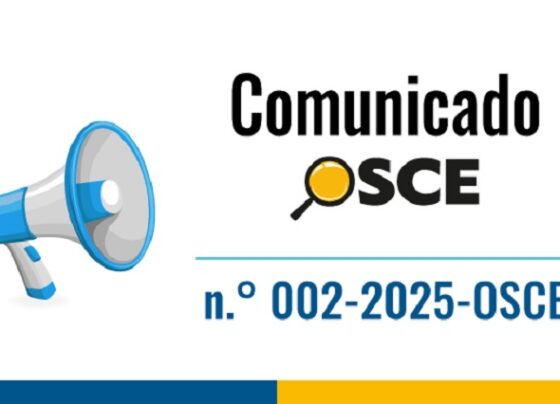 Comunicado N°002-2025-OSCE