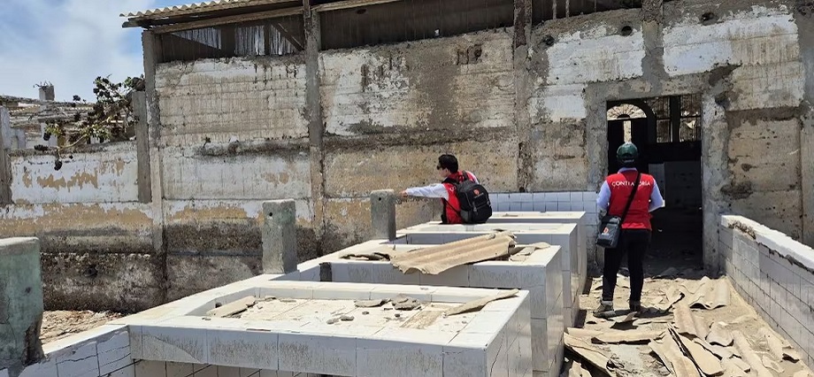 La Libertad: Contraloría alerta riesgo de seguridad en obra temporal para pescadores y comerciantes de Pacasmayo