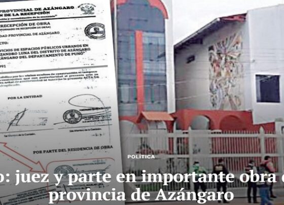 Puno: juez y parte en importante obra de la provincia de Azángaro