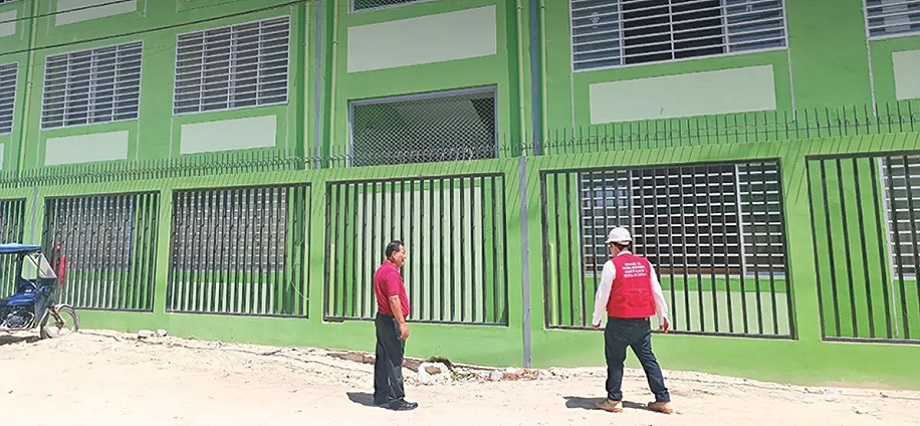 Detectan deficiencias en construcción de colegio valorizado en S/4 millones